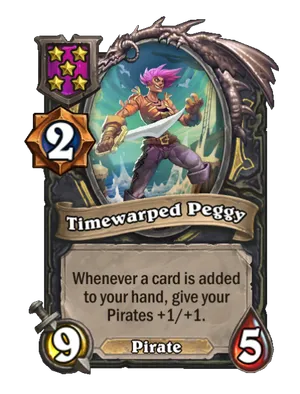 Timewarped Peggy card
