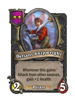 Defiant Shipwright card