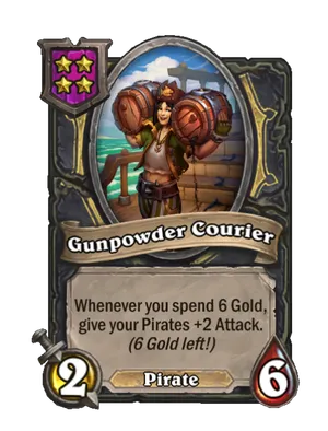 Gunpowder Courier card