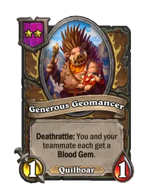 Generous Geomancer card