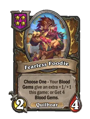 Fearless Foodie card
