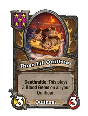 Three Lil' Quilboar card