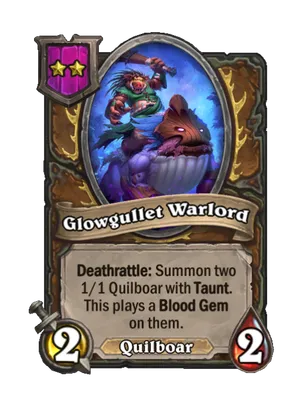 Glowgullet Warlord card render