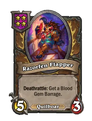 Razorfen Flapper card