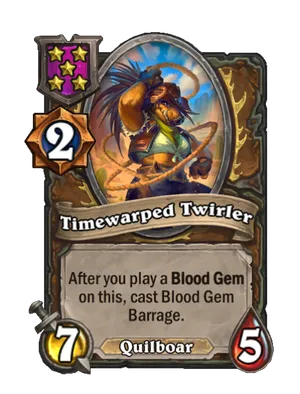 Timewarped Twirler card