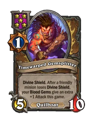 Timewarped Gemsplitter card