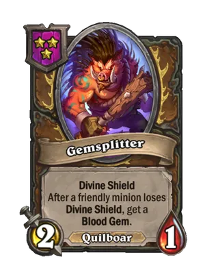 Gemsplitter card