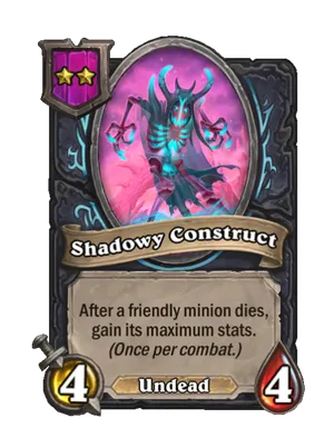 Shadowy Construct card