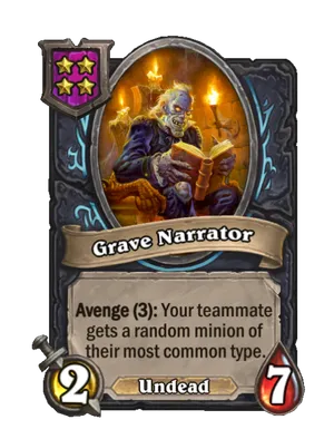 Grave Narrator card