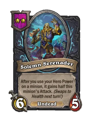 Solemn Serenader card