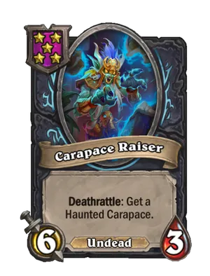 Carapace Raiser card