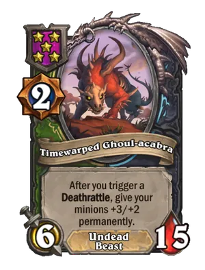 Timewarped Ghoul-acabra card