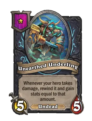Unearthed Underling card