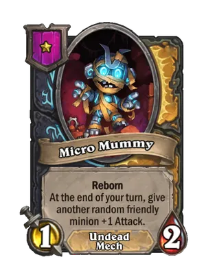 Micro Mummy card render