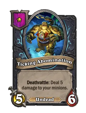 Ticking Abomination card render