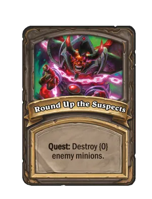 Round Up the Suspects card