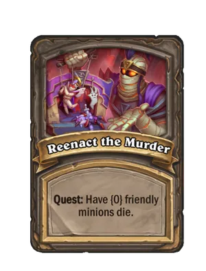 Reenact the Murder card