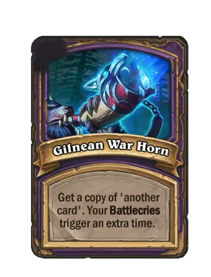 Gilnean War Horn card