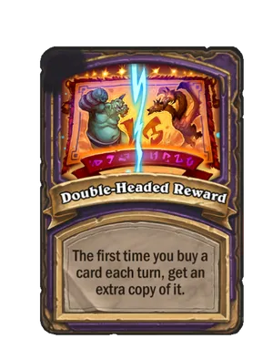 Double-Headed Reward card