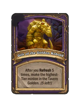 Gift of the Golden Kobold card