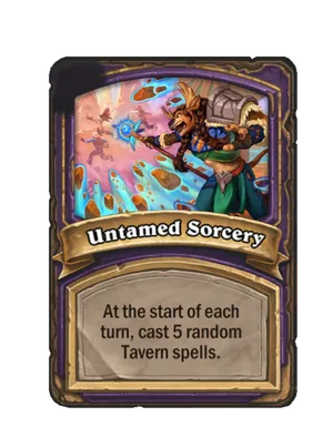 Untamed Sorcery card