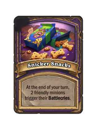 Snicker Snacks card