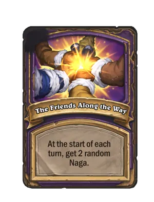 The Friends Along the Way card