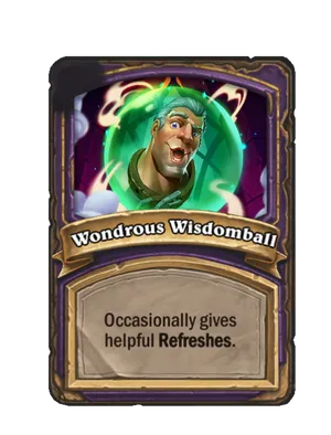 Wondrous Wisdomball card