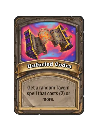 Unfurled Codex card render