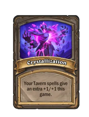 Crystallization card render