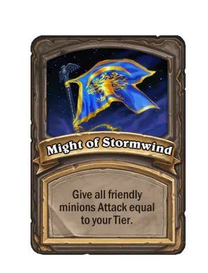 Might of Stormwind card render