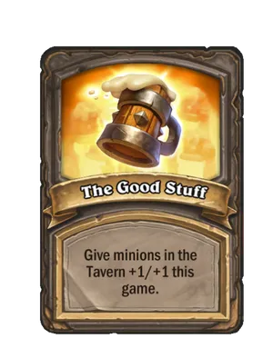 The Good Stuff card render
