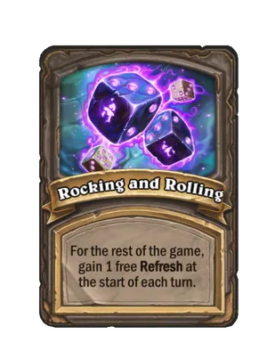 Rocking and Rolling card render
