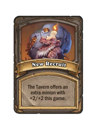 New Recruit card render