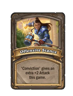 Offensive Stance card