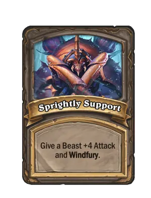 Sprightly Support card