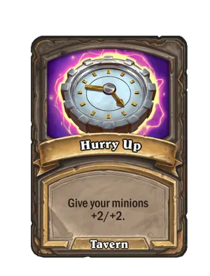 Hurry Up card