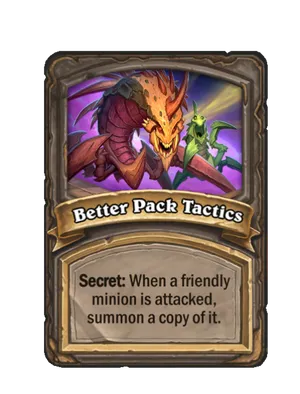 Better Pack Tactics card