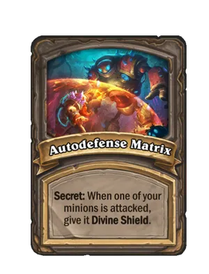 Autodefense Matrix card
