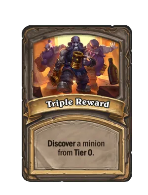 Triple Reward card