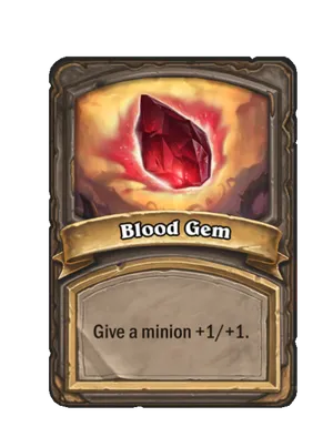 Blood Gem card