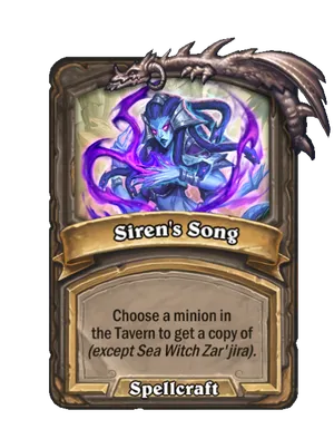 Siren's Song card
