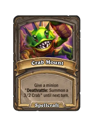 Crab Mount card