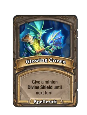 Glowing Crown card