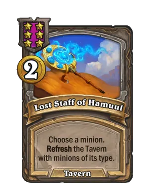 Lost Staff of Hamuul card