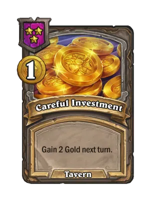 Careful Investment card
