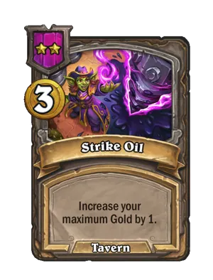 Strike Oil card