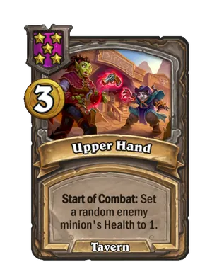 Upper Hand card