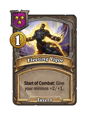 Fleeting Vigor card