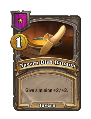 Tavern Dish Banana card